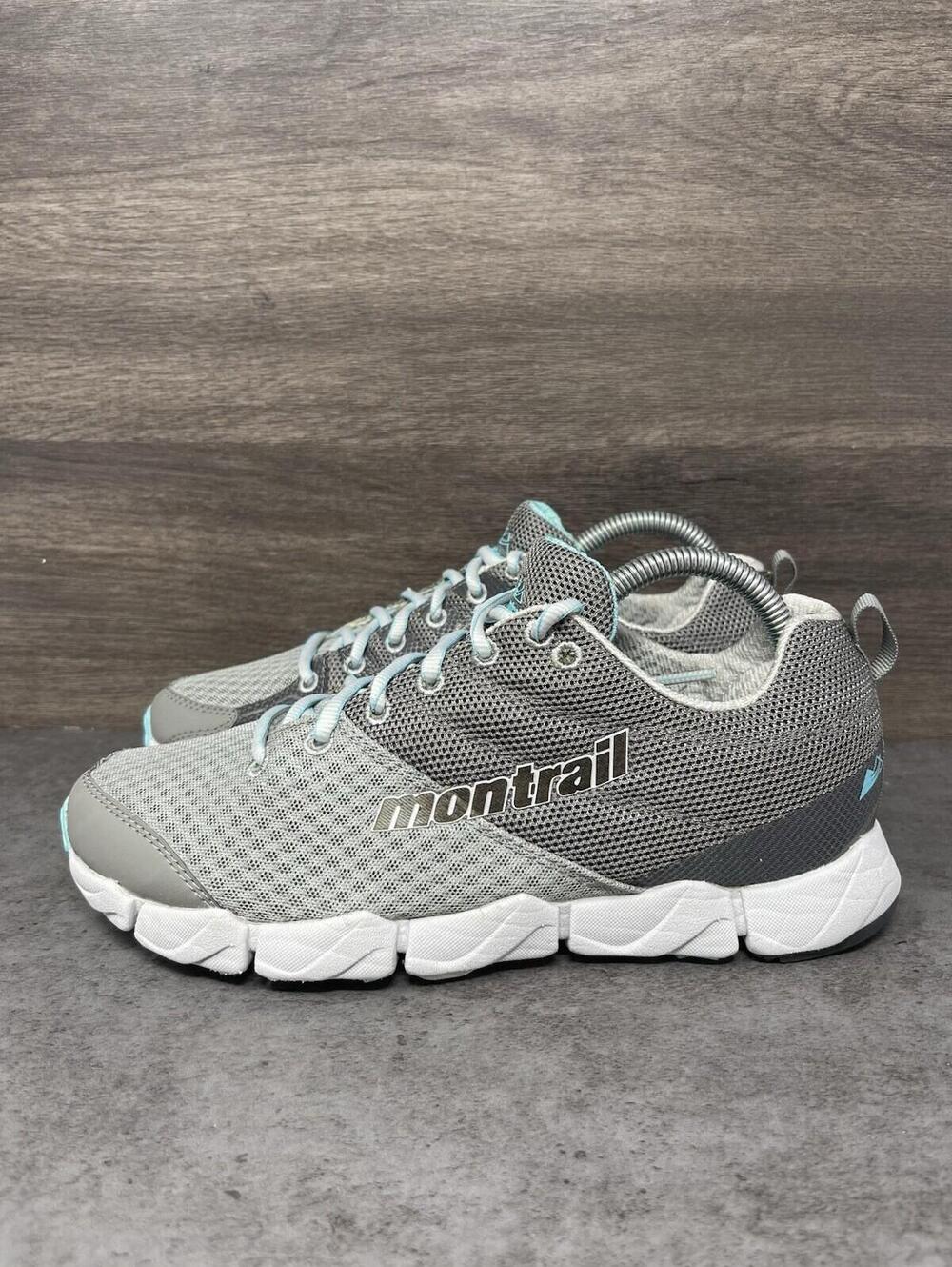 Montrail Fluidflex ST Sneakers Womens Size 8 Grey Blue Running Trainer